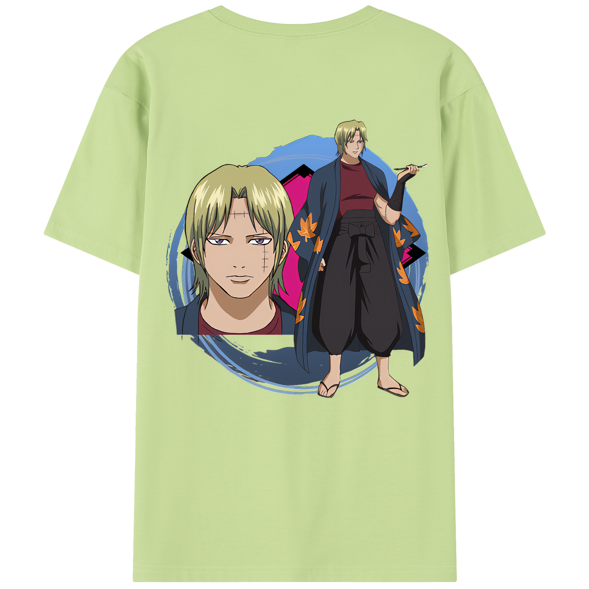 （画像用） ぎんたま 坂田銀時（さかたぎんとき） 神楽 志村新八（しむら しんぱち） GINTAMA Sakata Gintoki Kagura Shimura Shinpachi 綿100％半袖Tシャツ（背面プリント）